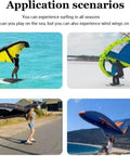 People using Inflatable Wing Surf Kite For Beginners Dope Wind Wing Foil Gear With Easy Setup Durable Wear Resistant TPU Coated Canopy.