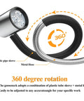 Magnetic Work Light With 23 Inch Flexible Gooseneck And Strong Magnetic Base, 360-degree rotation feature, IP65 LED lamp