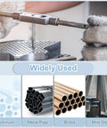 Bottoming Hand Tap 9/16-18 UNF Right Hand Thread 2B HSS6542 Bottoming Style With Straight Flutes in use on metal