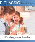 Mother and daughter enjoying dessert together in a kitchen, showcasing a joyful family moment.