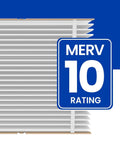 Replacement 401 Furnace Filter For 2400 Space Gard Whole House Purifiers MERV 10, showing filter pleats and MERV 10 rating.