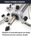 Built Tough Hydraulic Gear Puller Kit 50 Ton Capacity close-up of thick thimble design with removable ejector pin features.