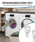 Key Set For Speed Queen GR777 GR800 GR888 GR100 GR999 Commercial Washers And Dryers, Naerza Lock And Key System