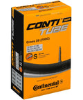 Cross 28 Inch Inner Tubes 700x32-47c With 42mm Presta Valve Pack Of 2 Built For Road And Hybrid Bikes, box packaging view
