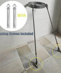 Stainless Steel Chimney Support Bracket Kit Heavy Duty Roof Brace For Pellet Stove Water Heater Vent 4.75 Inch Diameter with mounting screws