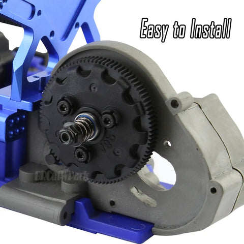RC 48P Spur Gear Upgrade Kit with 76T sprocket and slipper clutch for 1 Tenth Slash 2WD Rustler 2WD Stampede 2WD Bandit 2WD VXL