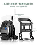Lancer 300 Modular Waterproof Outdoor Camera Backpack with Portable 300Wh Power Station and Exoskeleton Design side view
