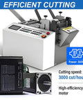 Heavy Duty Automatic Heat Shrink Tube Cutter With Micro Computer Control, 300W power, features precision cutting tools and motor.