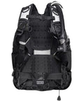 Womens Lightweight Scuba BCD With Modular Harness And Integrated Weight System For A Custom Fit Packable Travel Ready Performance Dive BCD With Quick Dry Fabric And 3D Mesh Design For Easy Airflow XS SM front view