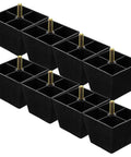 Adjustable Square Furniture Legs With Threaded Studs For Couches And Media Consoles And More Easy Bolt On Feet Height Adjustable