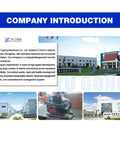 Heavy Duty Portable Construction Mortar Spraying Machine shown in company introduction with manufacturing facility exterior.