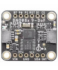 Dope 9 Axis Motion Tracking Module With BNO085 For I2C And UART Interfaces Low Power Mode Ideal For Headsets Gaming Peripherals And IoT Devices Delivers Centimeter Level Motion Sensing For Immersive Experiences. Black PCB BNO085 IMU board with header pins
