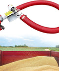 Portable Grain Suction Auger Pump With Heavy Duty Wear Resistant Hose High Efficiency Screw Conveyor For Grain Cement Fertilizer