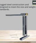 Ladder Leveler For Single And Extension Ladders, Stair Stabilizer With Anti Skid Surface shown on a table surface