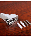 Two Pack Cabinet Shelf Clips Made From Zinc Alloy Adjustable Clamp for wood laminate cabinets with screws and anchors