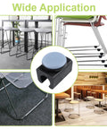 30 Piece U Shaped Chair Pad Set With Round Teflon Sliders And Cantilever Glide Kits Easy Furniture Movers for smooth sliding