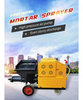 Heavy Duty Portable Construction Mortar Spraying Machine features high pressure air pump for efficient coatings outdoors.