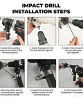 Impact drill installation steps for turning your drill into a metal cutting beast with this drill nibbler attachment gear driven cutter.