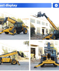 Heavy Duty Telehandler Telescopic Forklift packing a rock solid five ton lift capacity with high reach boom for jobs.