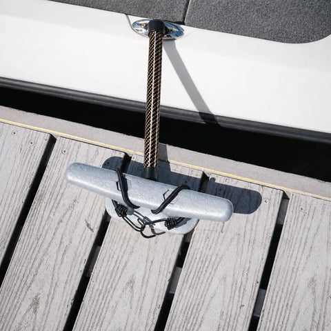 2 Pack Bungee Dock Line Set For Sportsman Masters 267OE Boat Mooring Snubber Rope attached to dock cleat