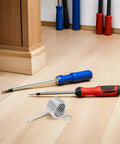 Heavy Duty Mop Bucket Spring Replacement Set Includes 6 Pieces Precision Stainless Steel Compression Springs For Side Press System, shown with tools.