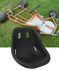 Ergonomic Universal Go Kart Seat With Backrest For Racing Drift Cars And Balance Vehicles shown with go-kart frame