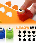 12 Piece Craft Hole Punch Shapes Set For Scrapbooking And Card Making Mini Paper Punchers Handy For Nail Art And DIY Crafts Grab And Go Ready
