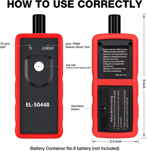 Straight Up Reliable Gm Tire Pressure Relearn Tool With Tpms Activation Scanner, compact 6x2.3 inch design for easy use.