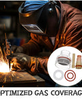 Get This Super Cool Wp-17 18 26 Tig Welding Torch Glass Nozzle Set With 2.4mm Precision Ceramic Cups For Spot On Control On Tiny Electronic Microwelding Jobs And Advanced Parts Replacement Needs Today, a welder using precision tools.