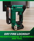 Compact Cordless Pin Nailer Kit With 23 Gauge Headless Pins Drives Five Eighths Inch To One And Three Eighths Inch, 2.0Ah Battery