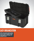 Mid compartment of Workhorse Light Duty Modular Rolling Toolbox System With Telescopic Handle And Mobile Base