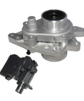 Chevy 4WD Front Differential Axle Actuator Disconnect Housing Replacement For Trailblazer Envoy Bravada Ascender 9-7x 2002 2009 Intermediate Shaft Bearing Assembly Upgrade Easy Install, silver aluminum and black actuator