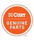 Orange genuine parts logo for Beefy Adjustable Channel Mount With Dual Ball For Trailer Hitches 3 Inch Shank Fits 3x3 Receiver