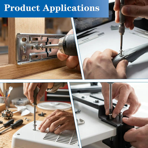 Workhorse Phillips Pan Head Machine Screw Assortment Kit With Matching Hex Nuts And Flat Washers 570 Piece Hardware Set in use for various applications.