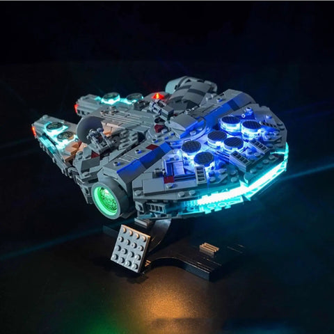 Light Kit For 75375 Airship Set USB Powered LED Lighting Upgrade For Your Model Display Easy Plug In Lit LEDs Durable ABS Copper Build Model Not Included Ready To Show Off illuminating LEGO model with multicolor LEDs