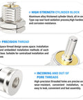 Compact Pneumatic Cylinder 10mm Bore 15mm Stroke Single Acting Tiny But Mighty Space-Saving details with precision thread and inlet