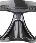 Matrix 2-Lens Scuba Mask for Diving and Snorkeling With Downward-View Tear-Drop Lenses Comfy Fit Patented Design close-up front view