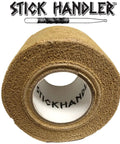 Premium Non Slip Drumstick Grip Tape Two Pack Tan Soft Cotton Gauze Roll, 1 inch wide, 30 feet long, anti-slip handle wrap.