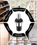 Spring Loaded Cabinet Repair Pins For DIY Home Fixes Replacement Pins For Cabinet Doors And Shelves Shutter Damper Pins