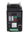 Front view of 1.5 KW Variable Frequency Drive with PID Control for industrial use, showing control panel and terminals.