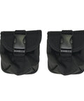 Black 4Lb Diving Weight Pouch Pair For Scuba Gear with Buckle Closure, fits 2 Inch Belts, Each Pocket Holds Up To 2 Lb, Weights Not Included