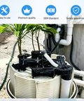 Heavy Duty Top Manifold With Air Bleed Assembly For Pentair Fns Plus De Pool And Spa Filter Replacement black manifold with plants.