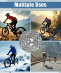 Beefed-Up Bicycle Chain For 7-27 Speed Systems, 116 Links on mountain and road bikes in various terrains, Double X-Bridge Design