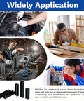 SAE Roll Pin Assortment Set, 248 Piece Set in use for auto repair, DIY machinery, and home applications, visible pins included