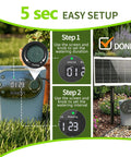 Solar Powered Drip Irrigation Kit For Outdoor Garden And Balcony Auto Watering System setup steps with 3W solar panel