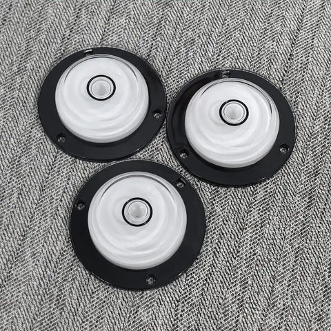 Top Shelf Circular Bubble Level With Screws Included, 2 Pack Small Round Spirit Levels for nailing precise layouts, 43mm acrylic