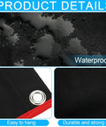 Close-up of waterproof Heavy Duty Vinyl Backstop For Batting Cages 4 x 6 Feet, with grommet and waterproof surface detail.