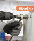 All In One Jack Nut Installation Tool Set for Thin Metal Plastic and Wood Panels with electric rivet installation