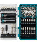 Impact XPS 50 Piece Bit Set for Driving and Fastening Pro Grade Long Lasting Tough Bits with Case Open Showing Precision Tips