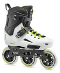 Lightning 110 Inline Skates For Men With 3x110 Wheel Setup, Urban City Cruising And Fitness Skating, White And Black, Lever Lock, Size 40.5-41
